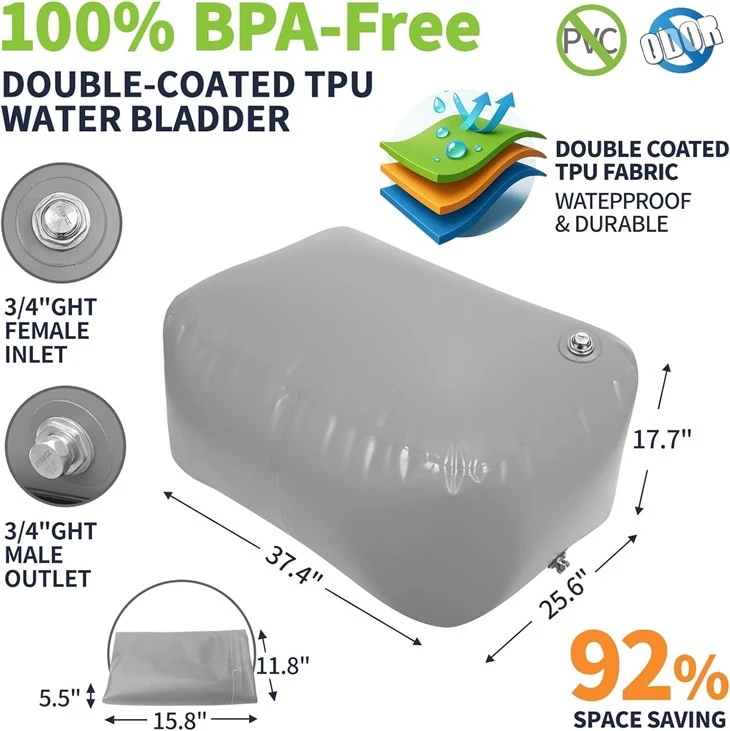 Customized Flexible sizes Water Tanks